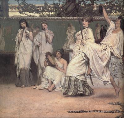 Alma-Tadema, Sir Lawrence A Private Celebration (mk23) Germany oil painting art